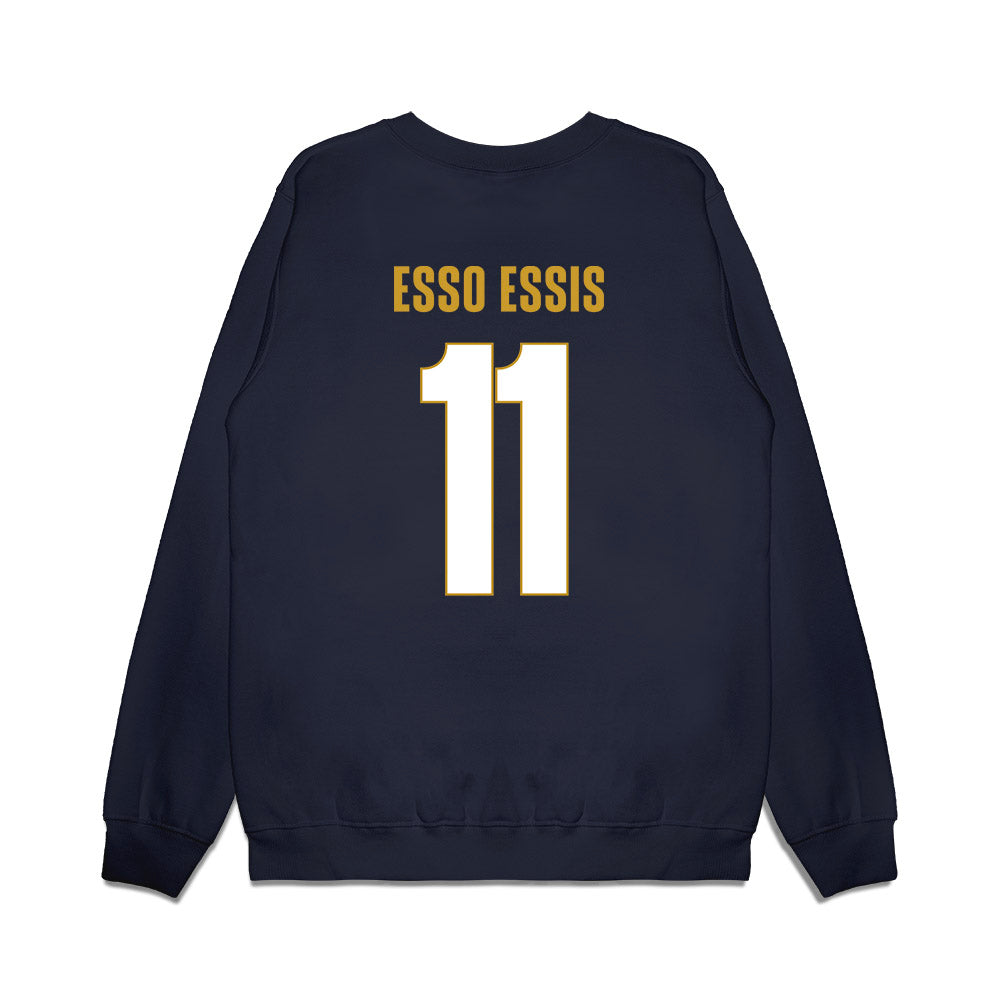 UC Davis - NCAA Men's Basketball : Ylan Esso Essis - Vintage Premium Crewneck Sweatshirt-1