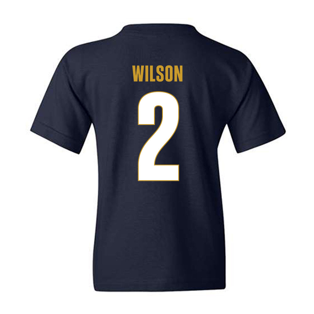 UC Davis - NCAA Men's Basketball : Marcus Wilson - Vintage Youth T-Shirt-1