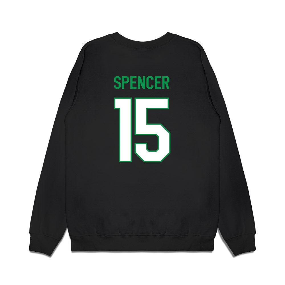 North Texas - NCAA Women's Basketball : Cherie Spencer - Vintage Premium Crewneck Sweatshirt-1