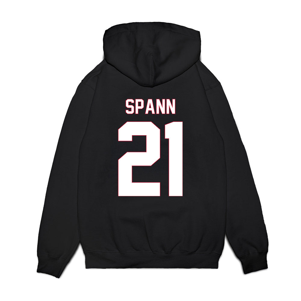 South Alabama - NCAA Women's Basketball : Alicia Spann - Vintage Shersey Premium Hooded Sweatshirt-1