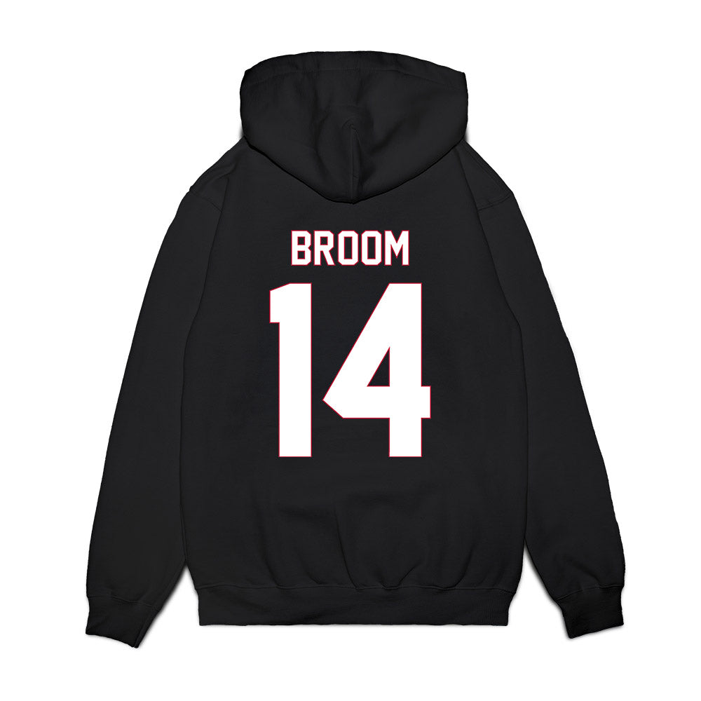 South Alabama - NCAA Men's Basketball : John Broom - Vintage Shersey Premium Hooded Sweatshirt-1