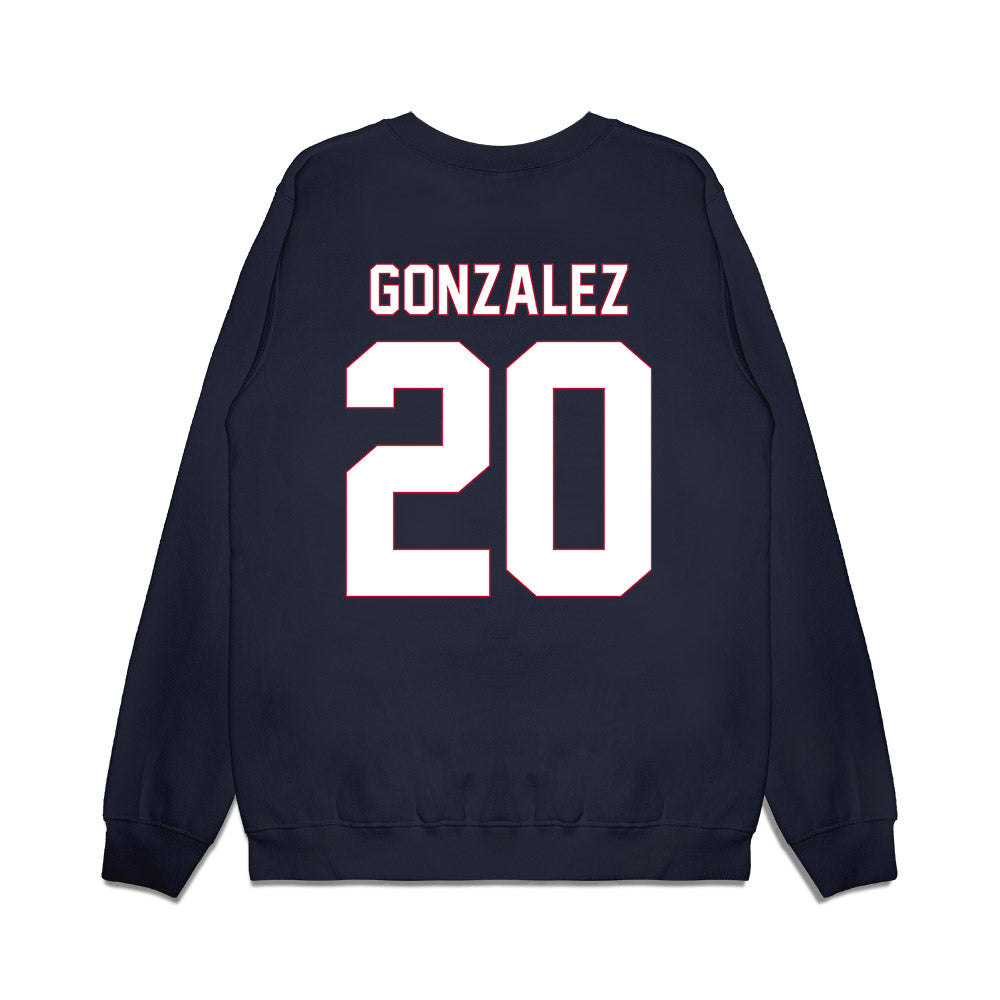South Alabama - NCAA Women's Basketball : Daniela Gonzalez - Vintage Shersey Premium Crewneck Sweatshirt-1