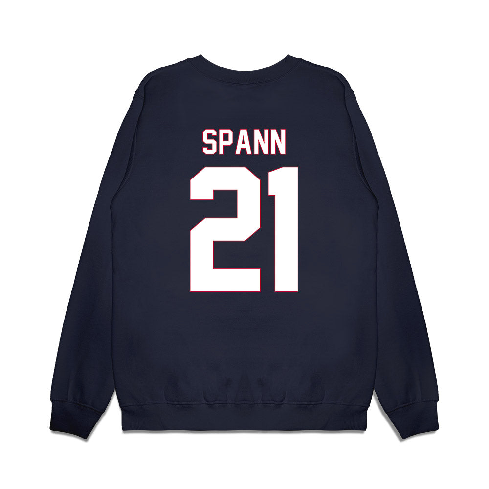 South Alabama - NCAA Women's Basketball : Alicia Spann - Vintage Shersey Premium Crewneck Sweatshirt-1