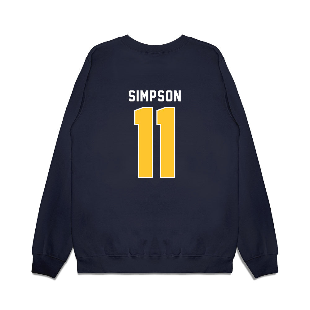 New Haven - NCAA Women's Basketball : Katelyn Simpson - Vintage Shersey Premium Crewneck Sweatshirt-1