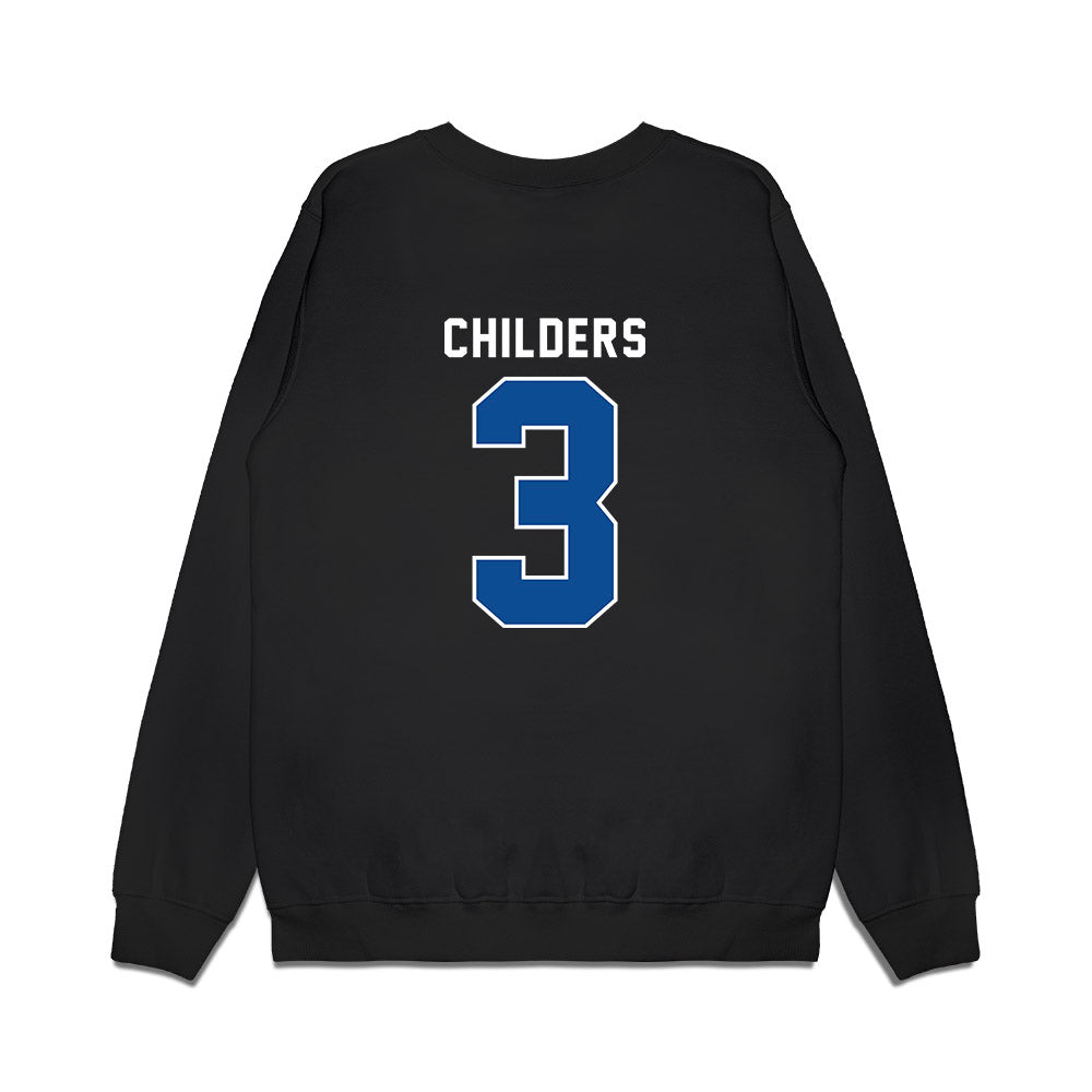 Indiana State - NCAA Football : Jayden Childers - Vintage Shersey Premium Crewneck Sweatshirt-1