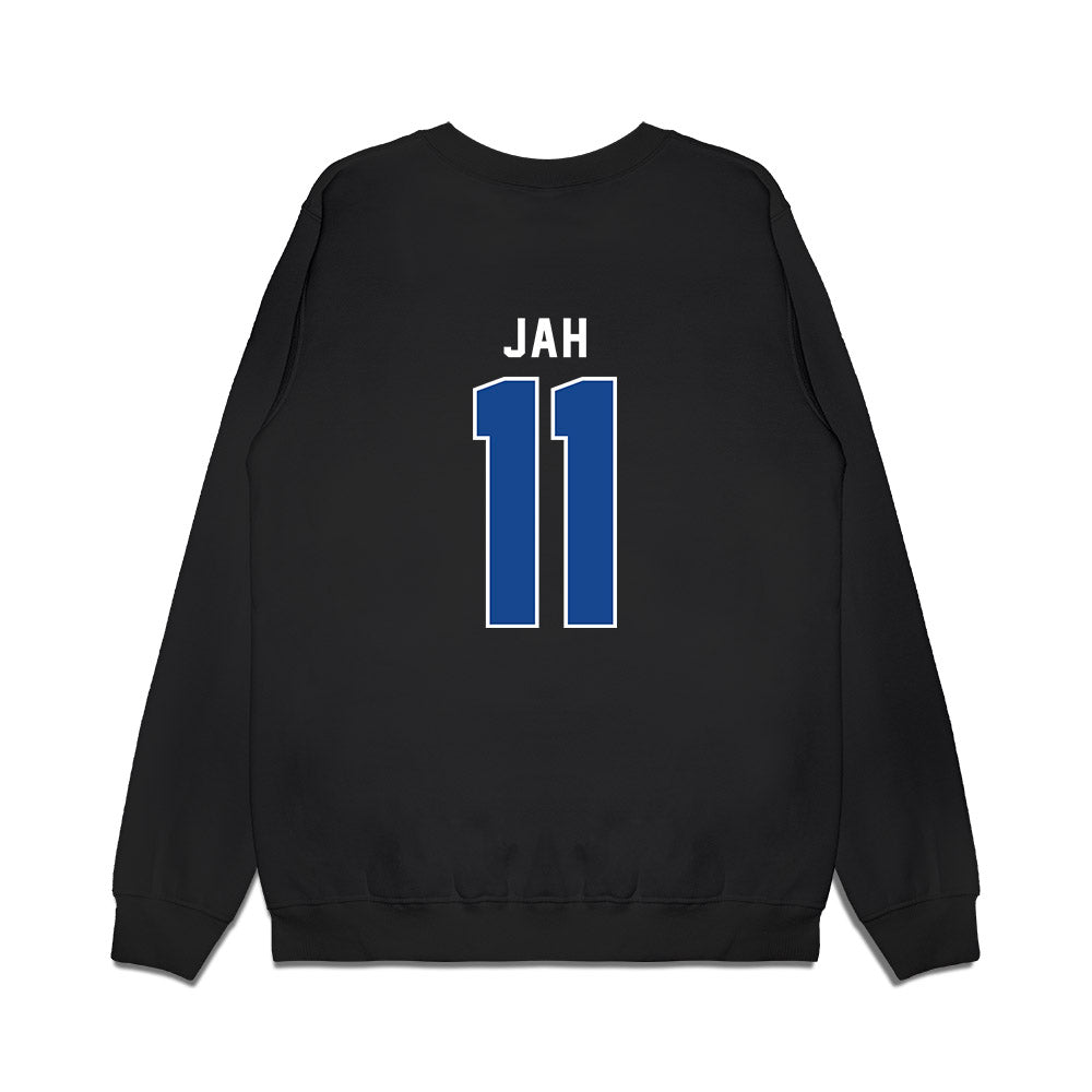SMU - NCAA Women's Basketball : Sahnya Jah - Vintage Premium Crewneck Sweatshirt-1