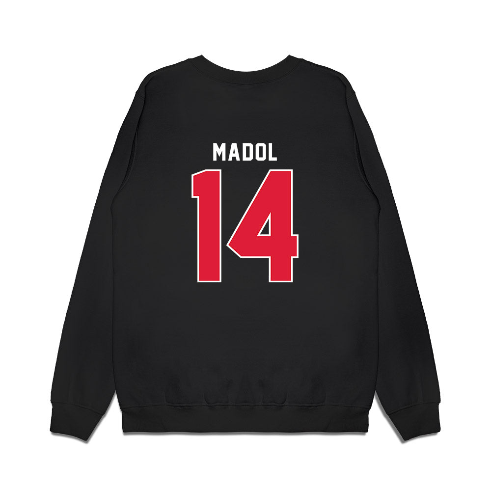 Dayton - NCAA Women's Basketball : Ajok Madol - Vintage Premium Crewneck Sweatshirt-1