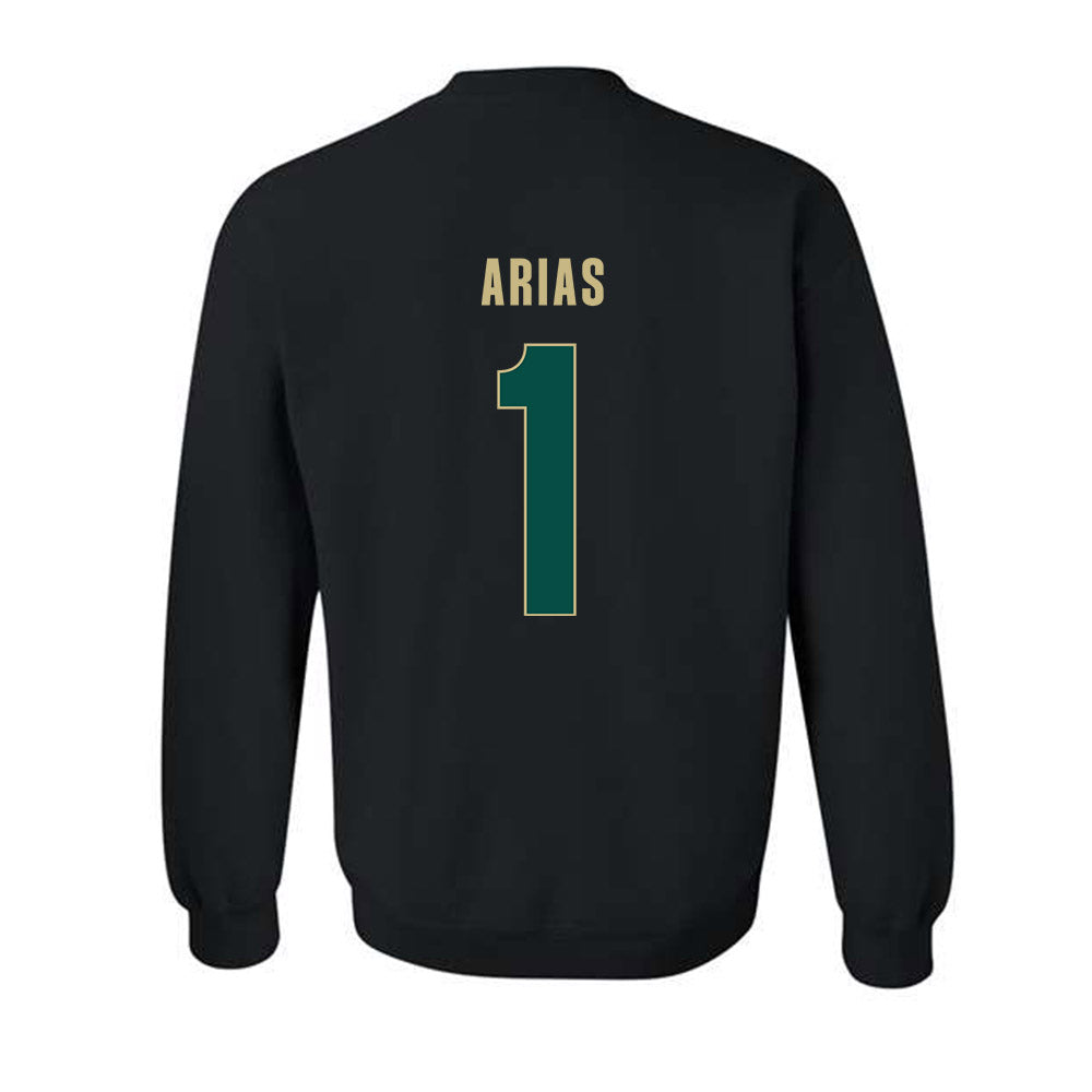 Jacksonville - NCAA Men's Basketball : Chris Arias - Vintage Shersey Crewneck Sweatshirt-1