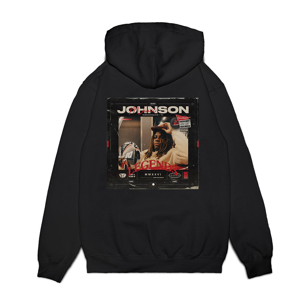 Alabama - NCAA Football : Mhari Johnson - Legends 2026 Premium Hooded Sweatshirt-1