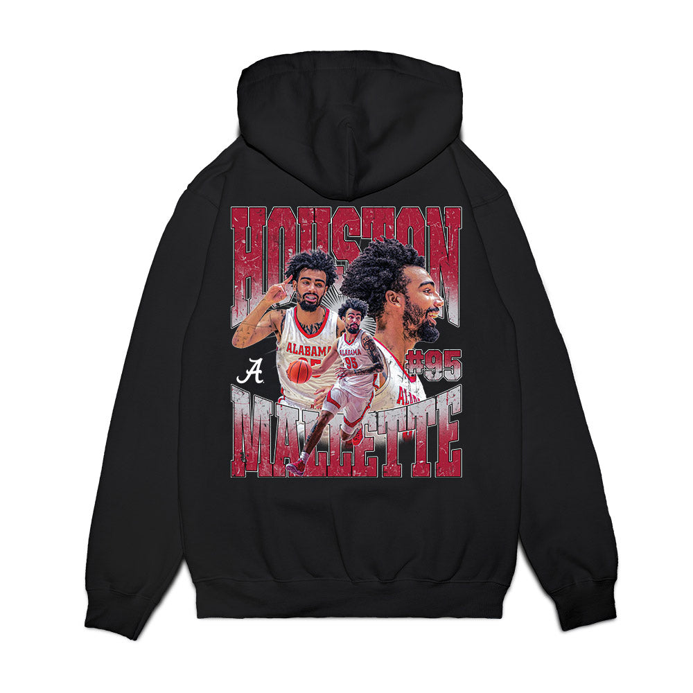 Alabama - NCAA Men's Basketball : Houston Mallette - Collage Premium Hooded Sweatshirt-1