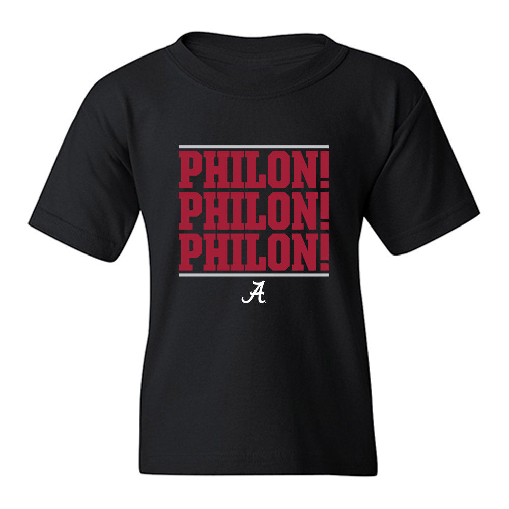 Alabama - NCAA Men's Basketball : Labaron Philon Jr. - Philon Youth T-Shirt-0