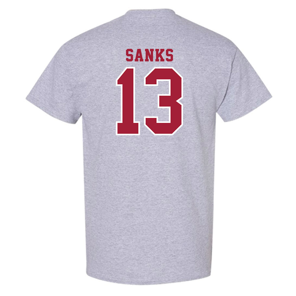 Indiana - NCAA Football : Jiquan Sanks - Helmet Shersey T-Shirt-1