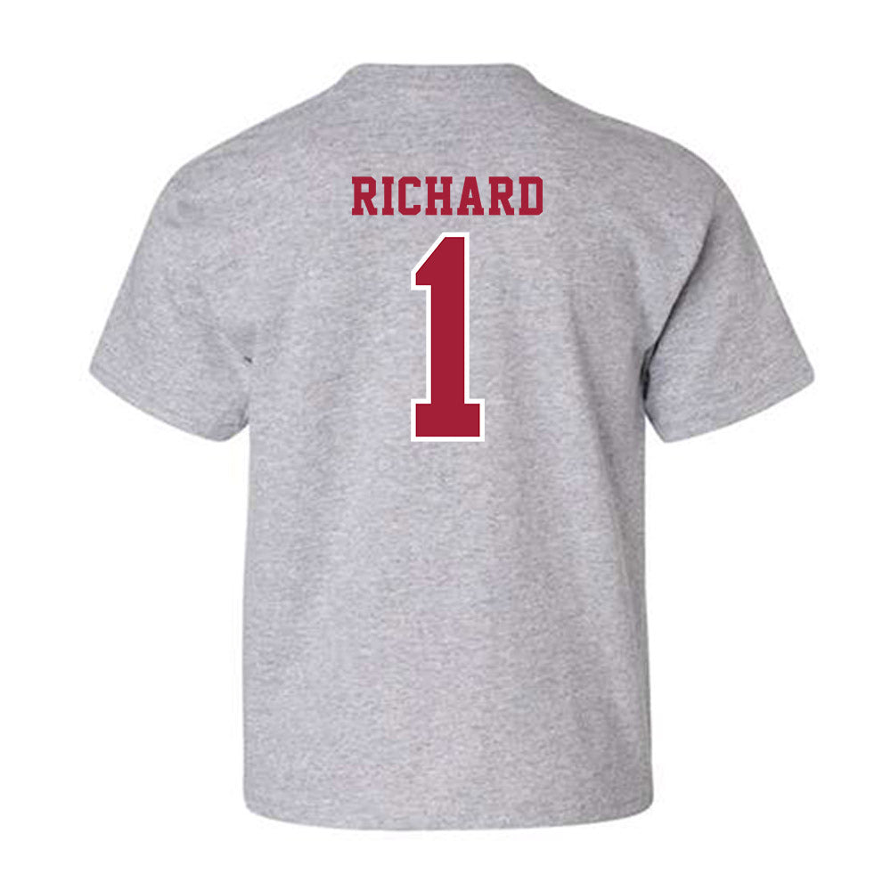 Indiana - NCAA Football : Turbo Richard - Helmet Shersey Youth T-Shirt-1