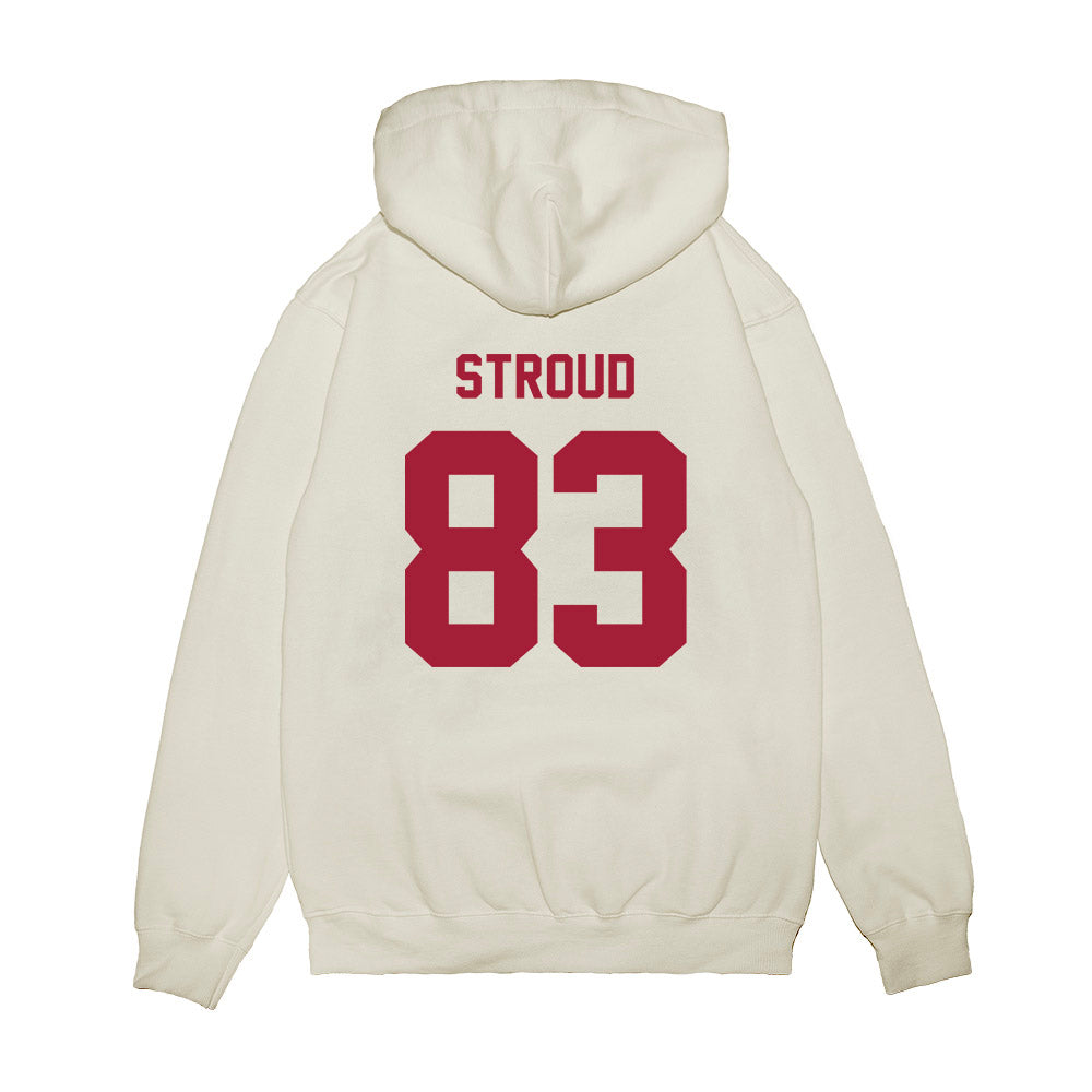 Indiana - NCAA Football : Hunter Stroud - Undefeated Premium Hooded Sweatshirt-1