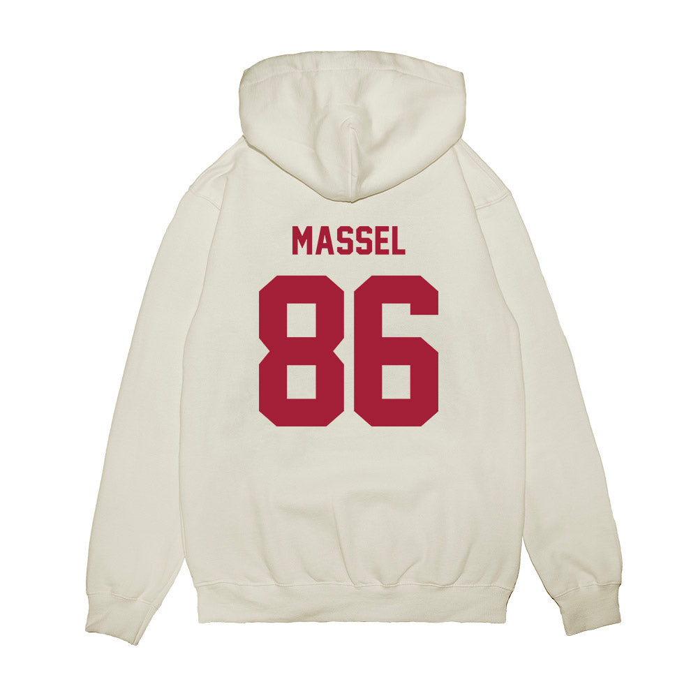 Indiana - NCAA Football : Bruno Massel - Undefeated Premium Hooded Sweatshirt-1