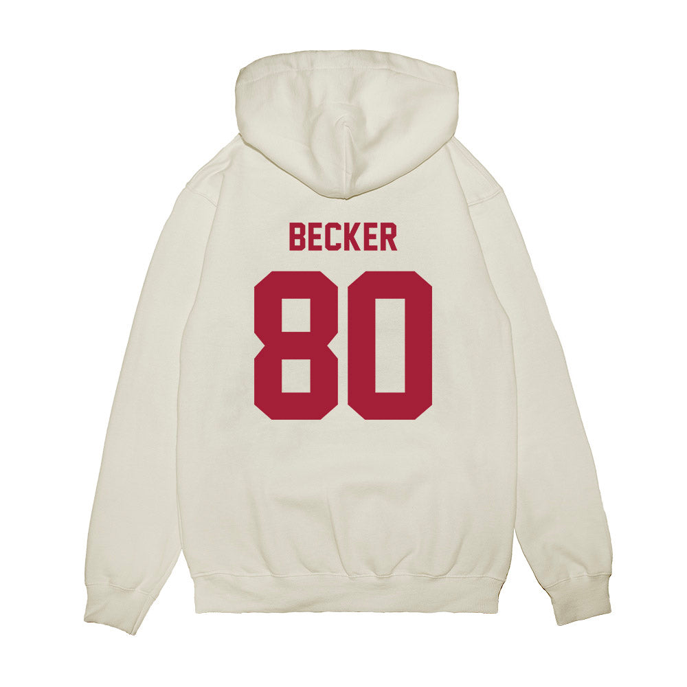 Indiana - NCAA Football : Charlie Becker - Undefeated Premium Hooded Sweatshirt-1