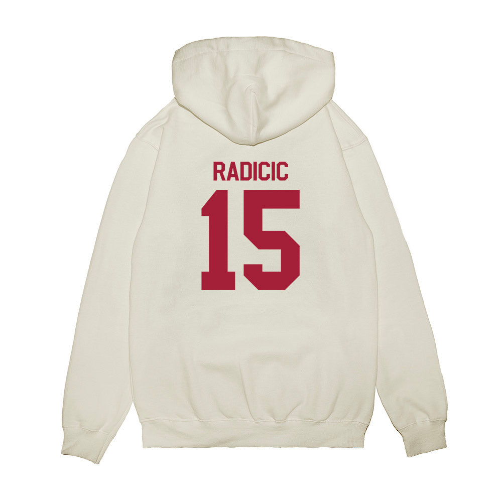 Indiana - NCAA Football : Nicolas Radicic - Flipping Champs Premium Hooded Sweatshirt-1