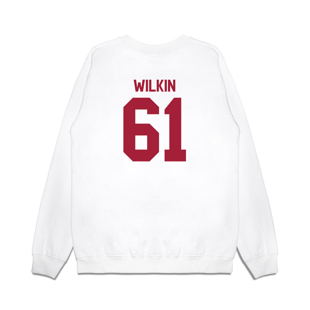 Indiana - NCAA Football : Baylor Wilkin - Flipping Champs Premium Crewneck Sweatshirt-1