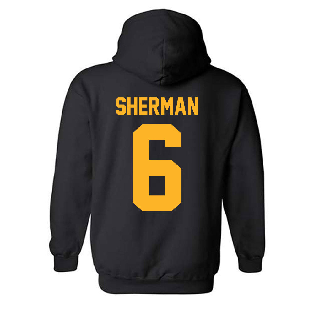 Kennesaw - NCAA Men's Basketball : Frankquon Sherman - Vintage Shersey Hooded Sweatshirt-1