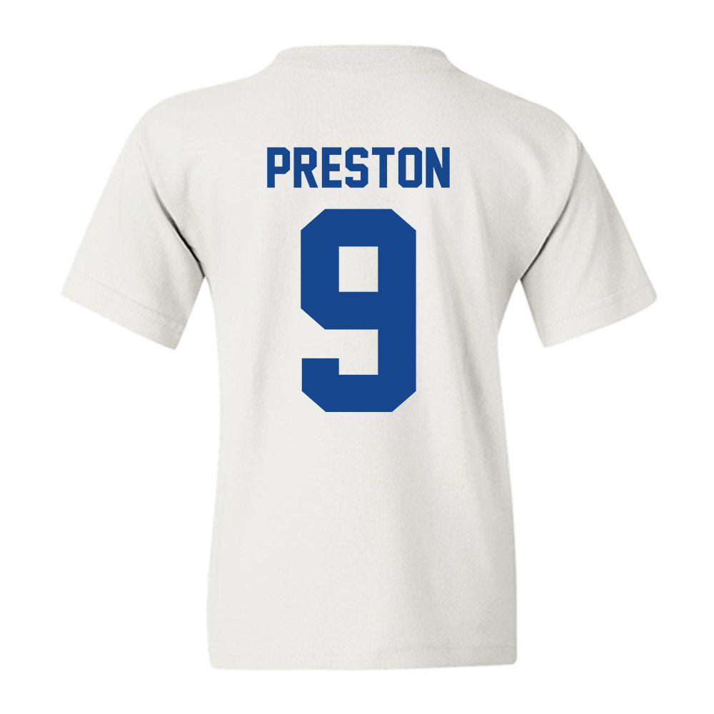 Hampton - NCAA Men's Basketball : William Preston - Vintage Shersey Youth T-Shirt-1