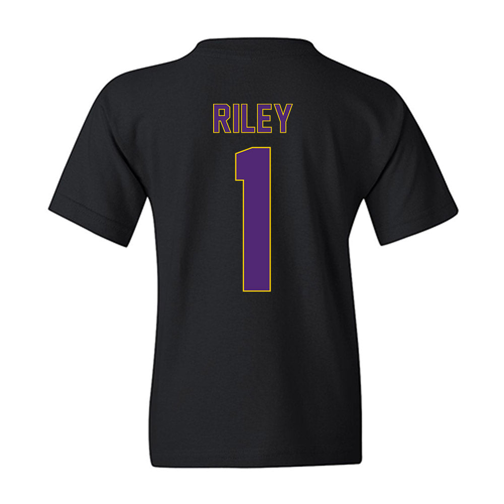 WIU - NCAA Men's Basketball : Jack Riley - Vintage Basketball Youth T-Shirt-1
