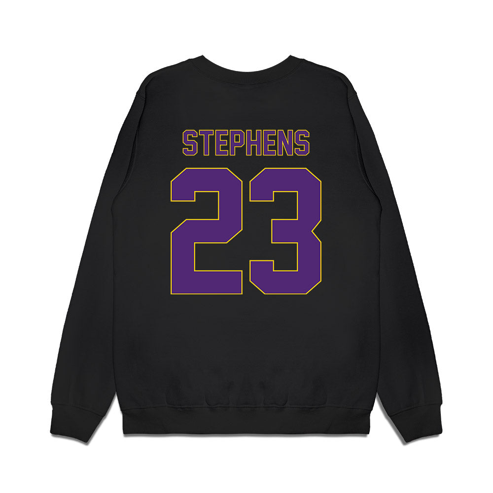 WIU - NCAA Men's Basketball : Danny Stephens - Vintage Basketball Premium Crewneck Sweatshirt-1