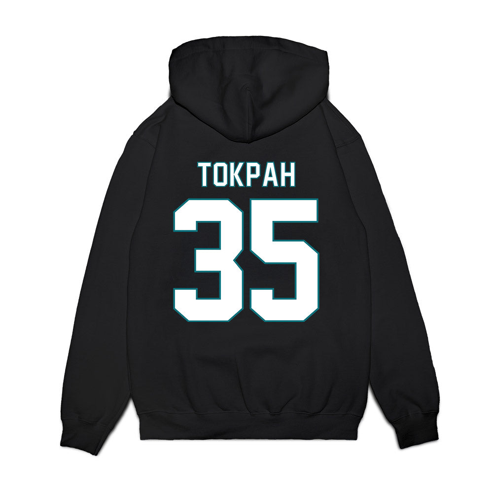 UNC Wilmington - NCAA Men's Basketball : Adam Tokpah - Vintage Premium Hooded Sweatshirt-1