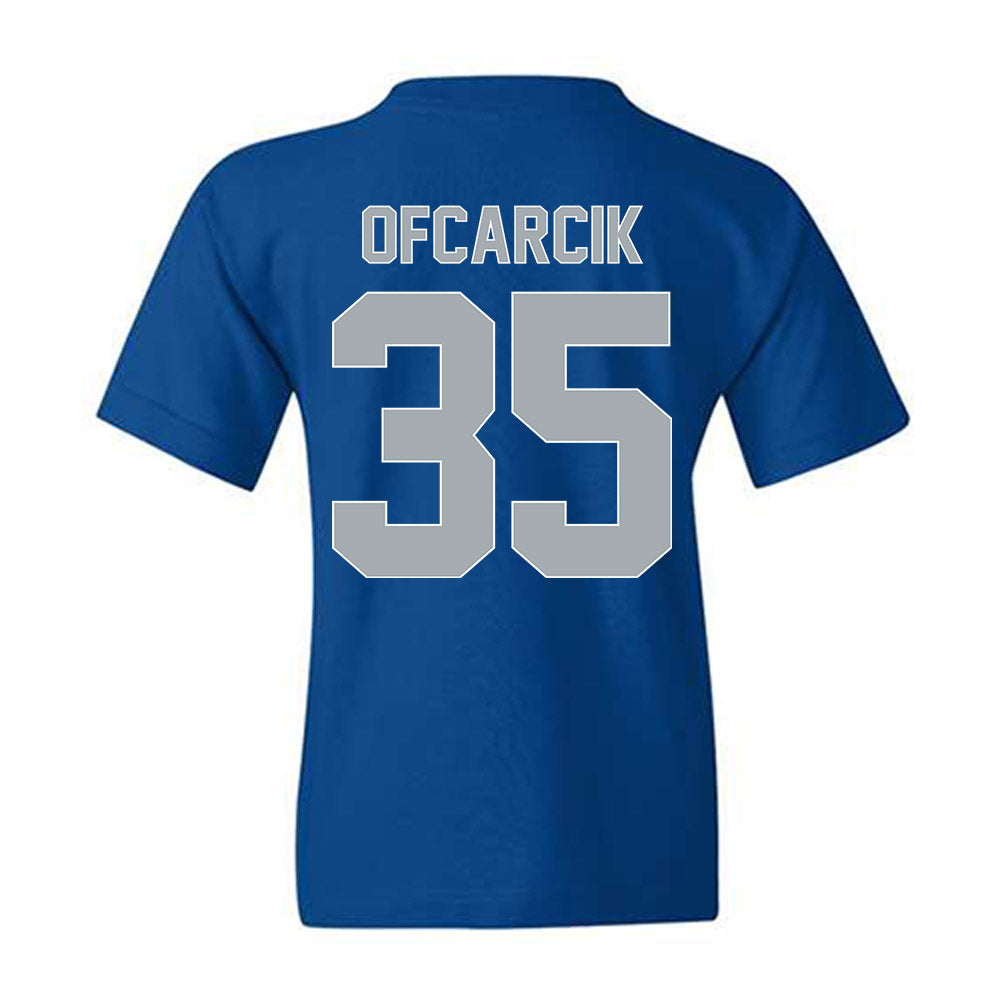 CNU - NCAA Men's Basketball : Jason Ofcarcik - Vintage Shersey Youth T-Shirt-1