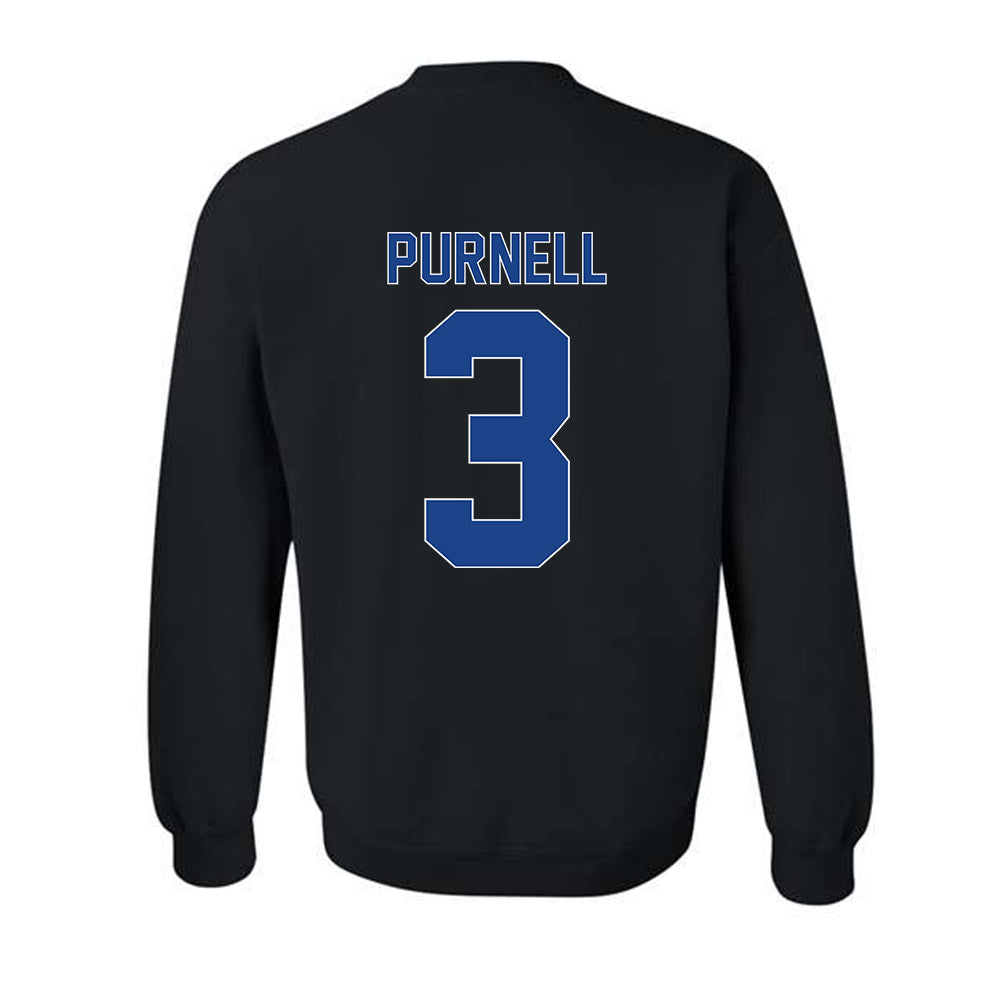 CSU Bakersfield - NCAA Men's Basketball : Dylan Purnell - Vintage Shersey Crewneck Sweatshirt-1