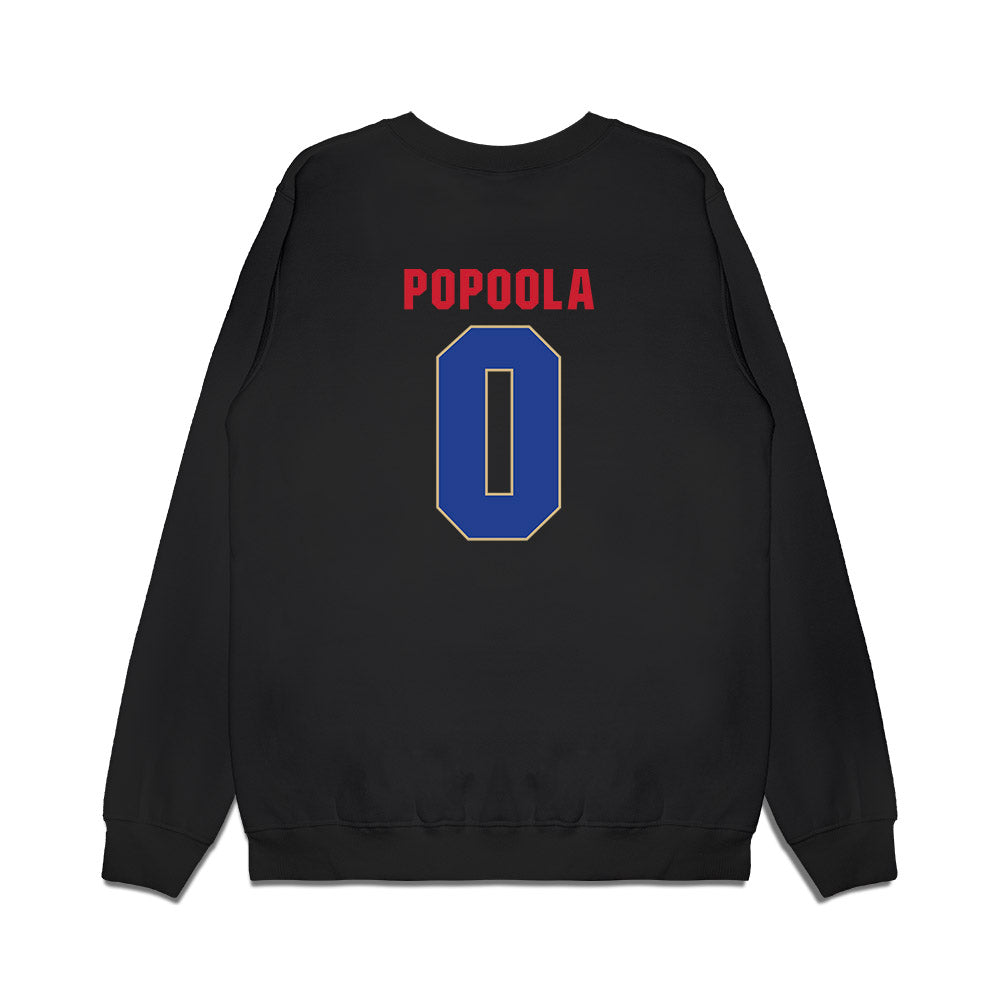 Tulsa - NCAA Men's Basketball : Ade Popoola - Vintage Shersey Premium Crewneck Sweatshirt-1