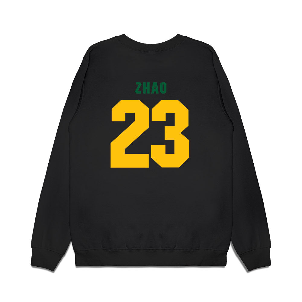 USFCA - NCAA Men's Basketball : Weilun Zhao - Vintage Premium Crewneck Sweatshirt-1
