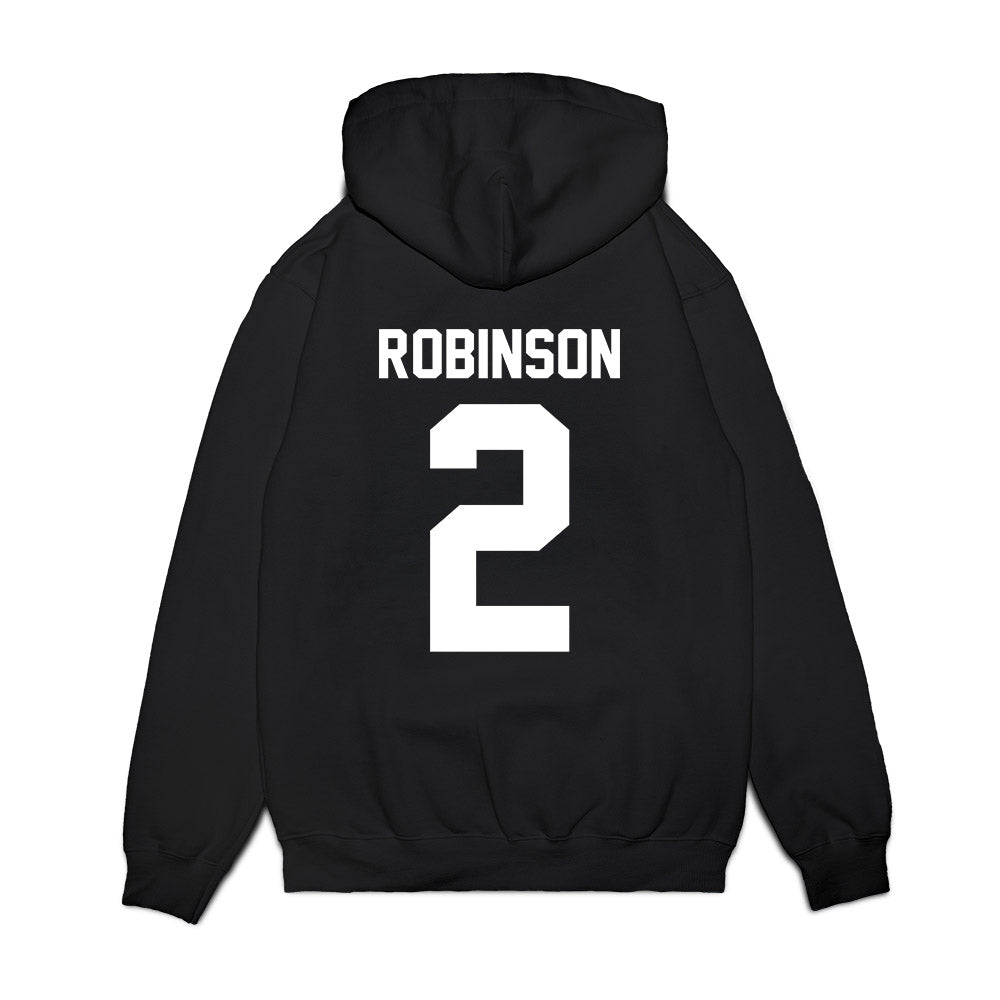 Saint Peter's - NCAA Men's Basketball : Tj Robinson - Vintage Basketball Premium Hooded Sweatshirt-1