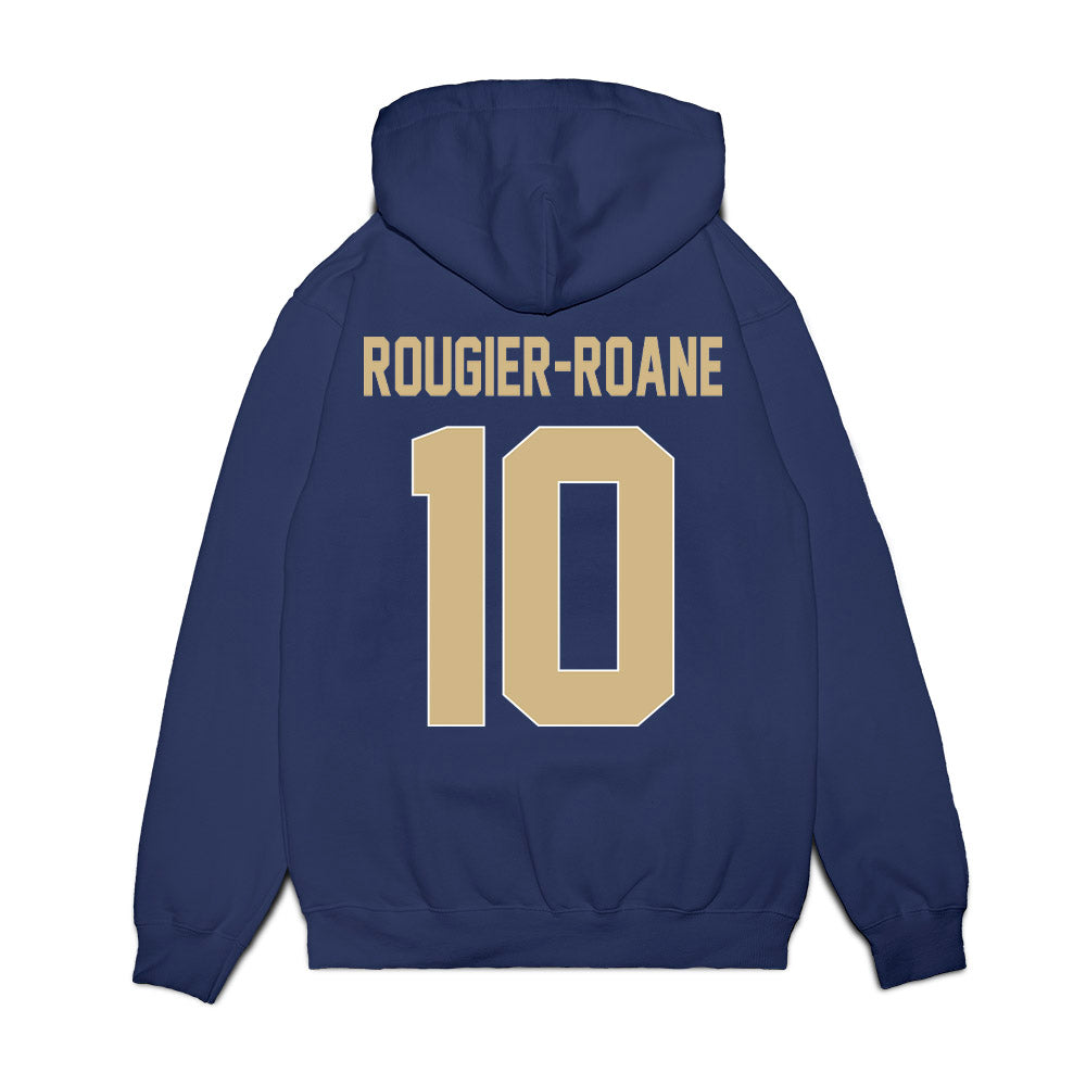 GWU - NCAA Men's Basketball : Jalen Rougier-Roane - Vintage Basketball Shersey Fleece Hooded Sweatshirt-1