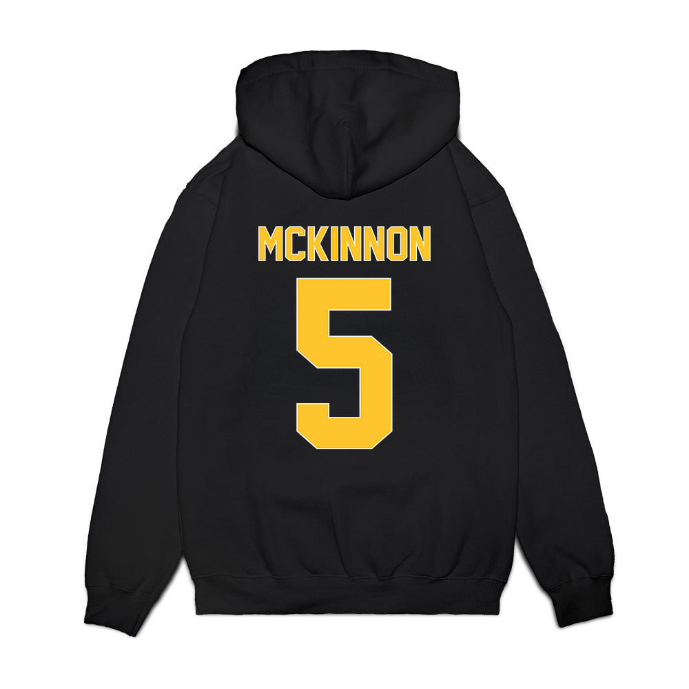 Montevallo - NCAA Men's Basketball : Devon Mckinnon - Vintage Premium Hooded Sweatshirt-1