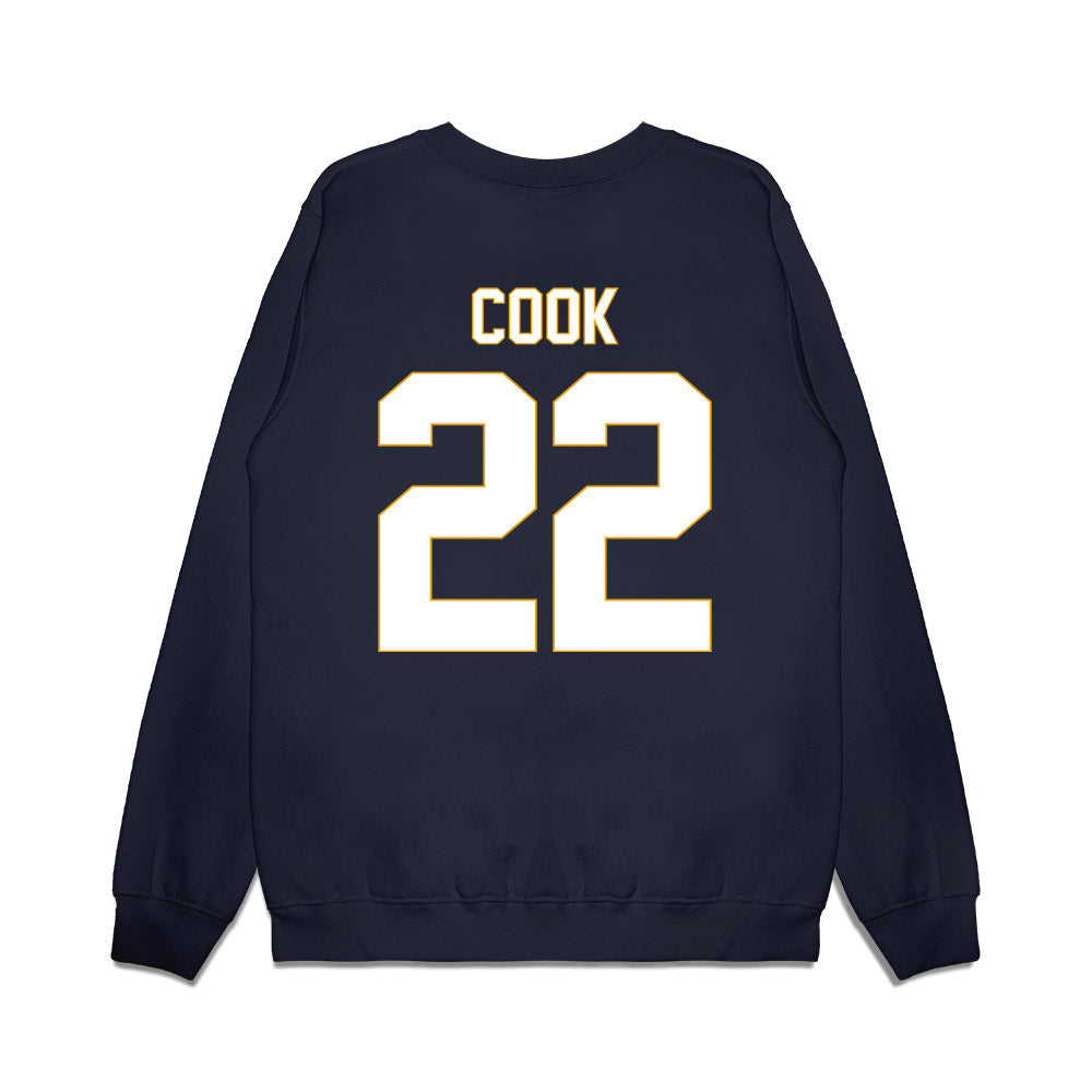 ETBU - NCAA Men's Basketball : Ethan Cook - Vintage Shersey Premium Crewneck Sweatshirt-1