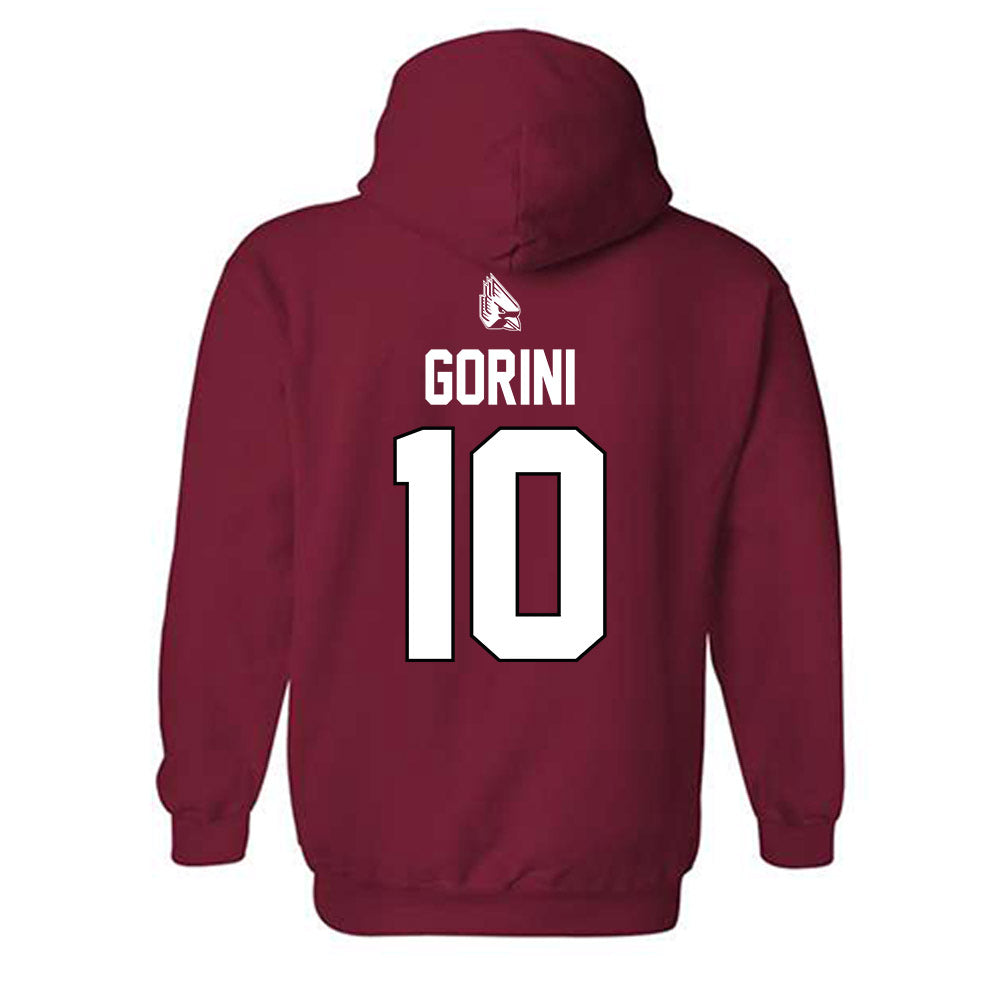 Ball State - NCAA Women's Basketball : Giorgia Gorini - Sports Shersey Hooded Sweatshirt-1