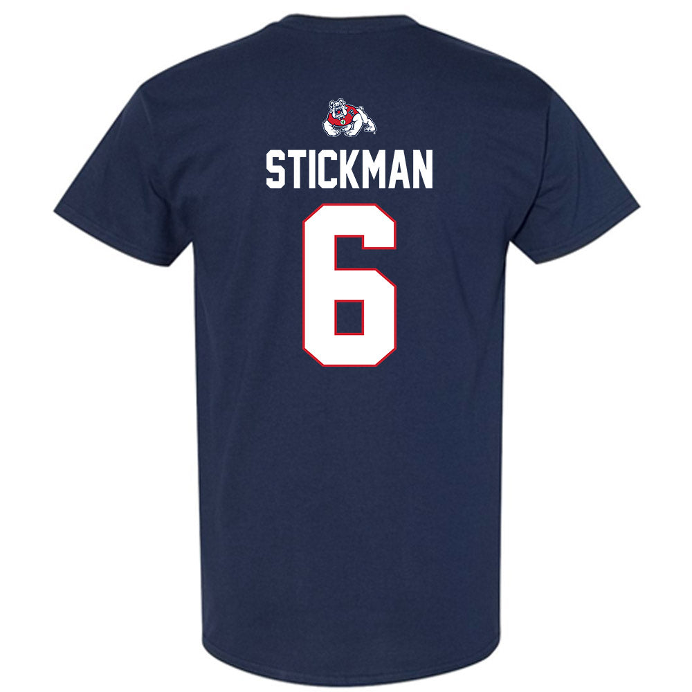 Fresno State - NCAA Men's Basketball : Dj Stickman - Sports Shersey T-Shirt-1