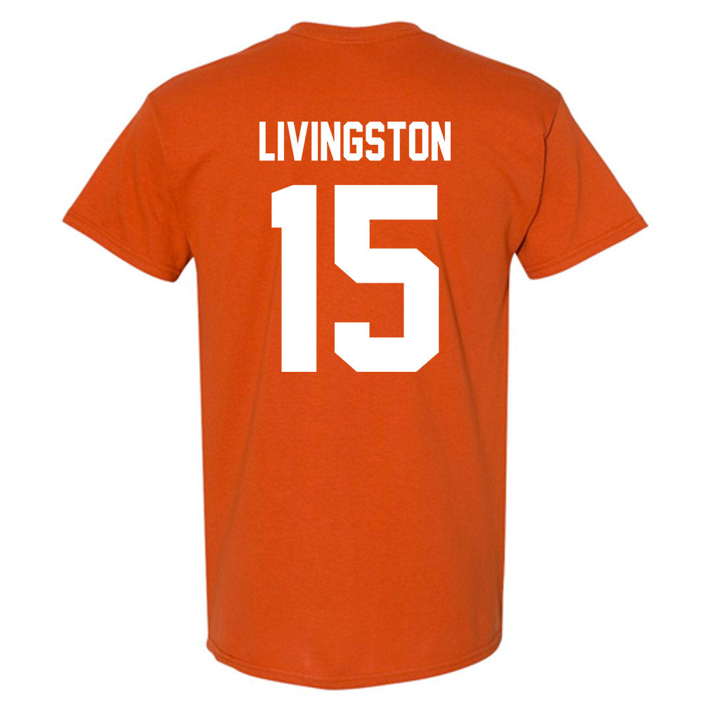Texas - NCAA Baseball : Josh Livingston - T-Shirt-1