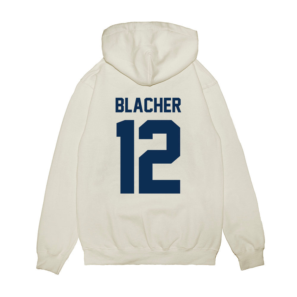 USI - NCAA Women's Basketball : Shannon Blacher - Vintage Shersey Premium Hooded Sweatshirt-1
