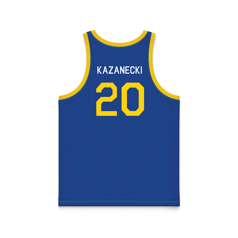 Delaware - NCAA Men's Basketball : Alex Kazanecki - Hardwood Reissue Basketball Jersey-1