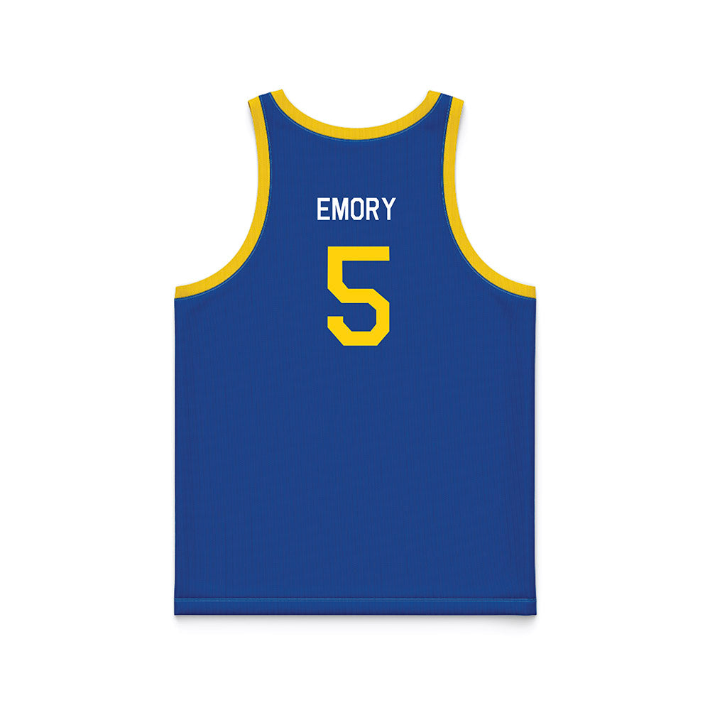 Delaware - NCAA Men's Basketball : Macon Emory - Hardwood Reissue Basketball Jersey-1
