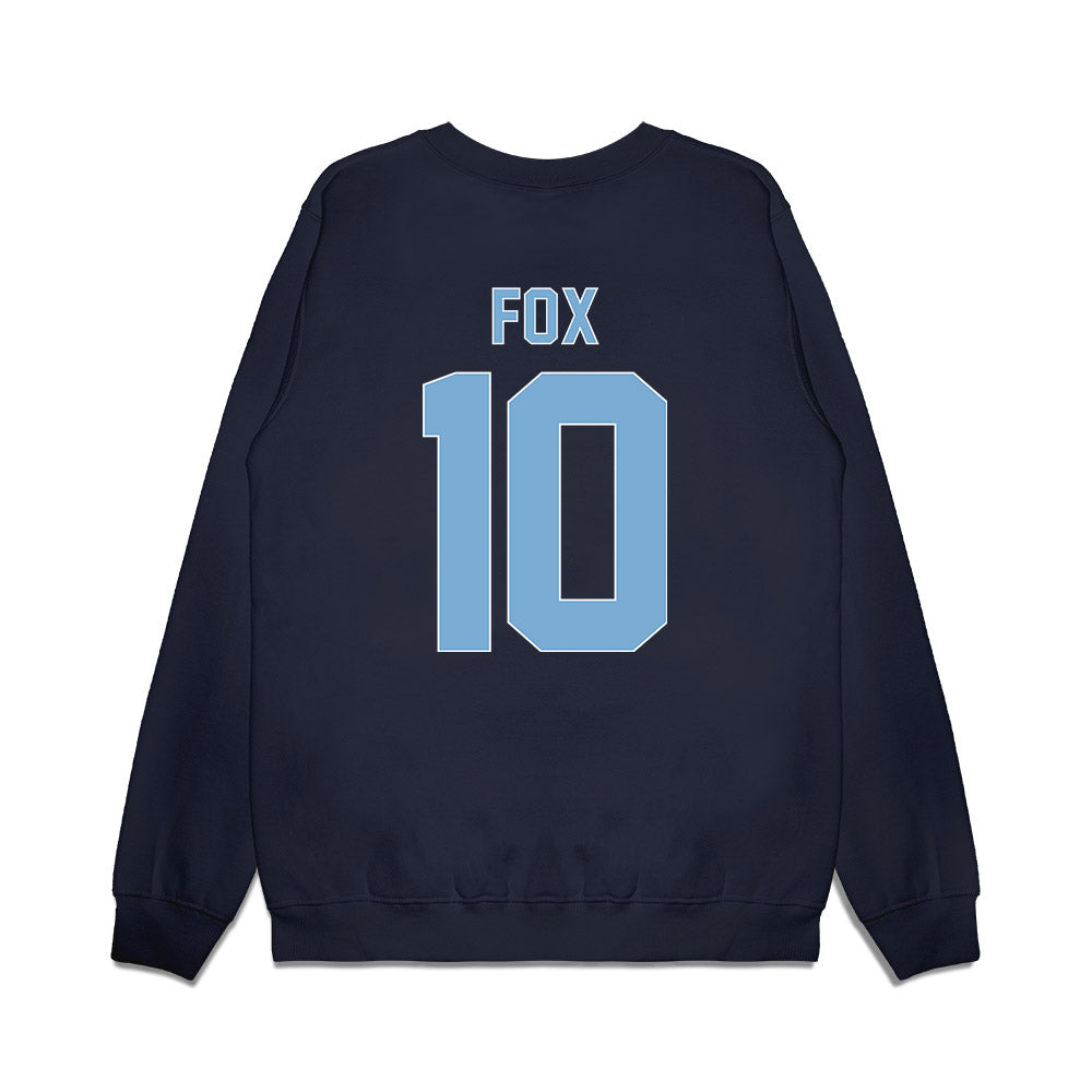 The Citadel - NCAA Men's Basketball : Brody Fox - Vintage Shersey Premium Crewneck Sweatshirt-1