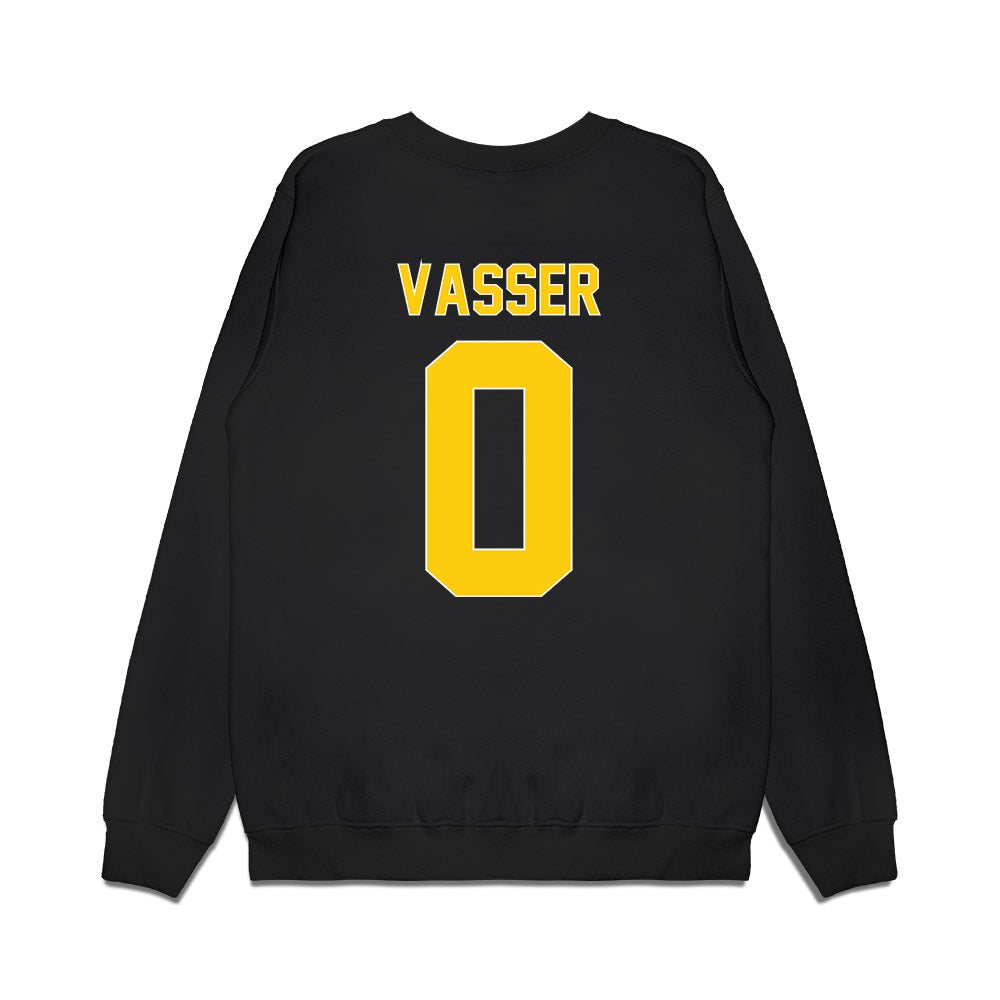 App State - NCAA Men's Basketball : KJ Vasser - Vintage Basketball Premium Crewneck Sweatshirt-1