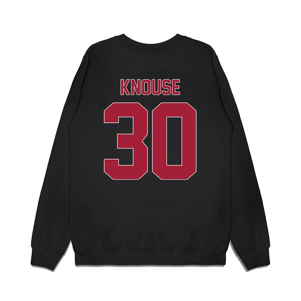 St. Joe's - NCAA Women's Basketball : Emily Knouse - Vintage Basketball Premium Crewneck Sweatshirt-1