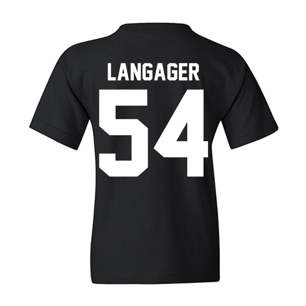 Sioux Falls - NCAA Women's Basketball : Krista Langager - Vintage Basketball Youth T-Shirt-1