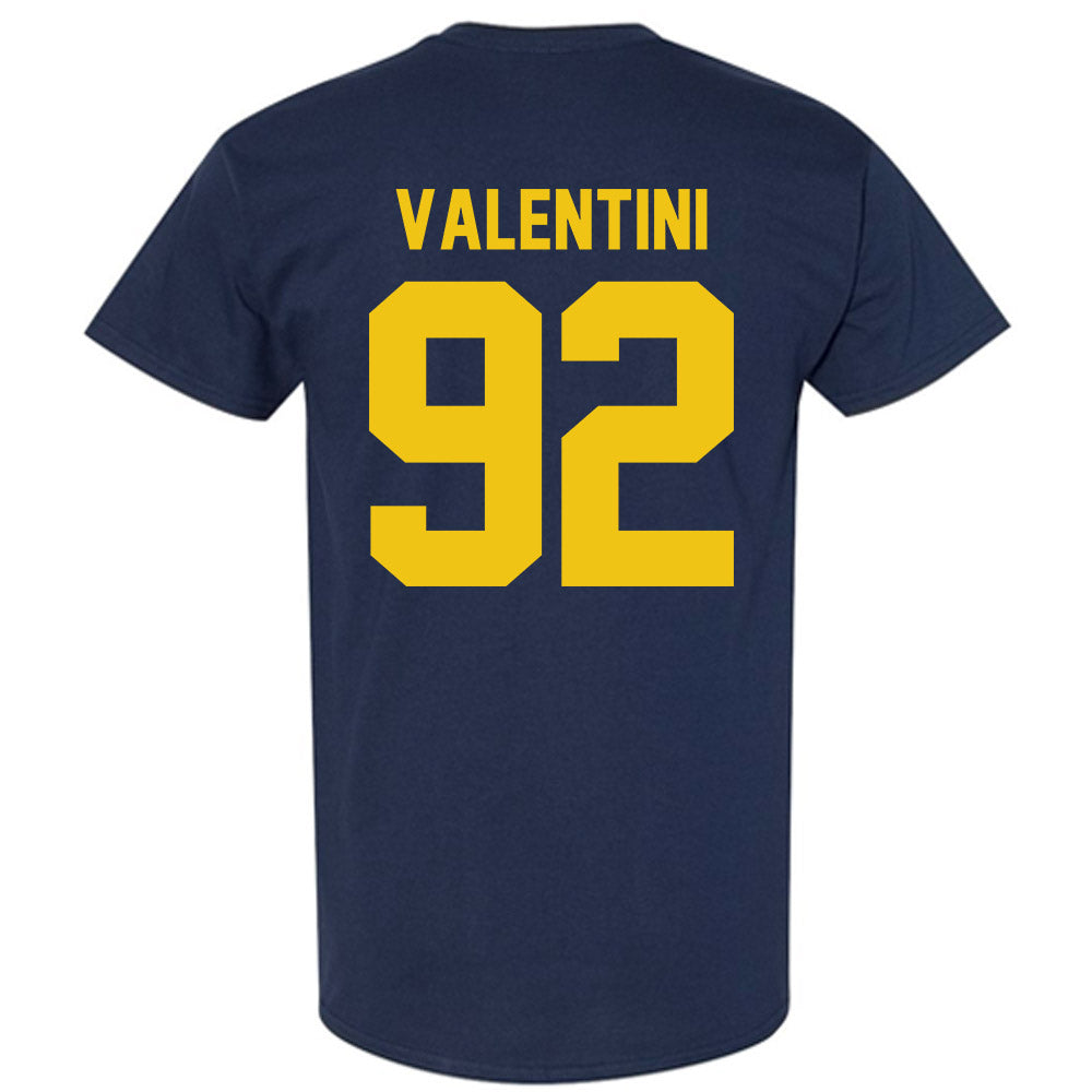 Michigan - NCAA Men's Ice Hockey : Adam Valentini - Vintage Shersey T-Shirt-1