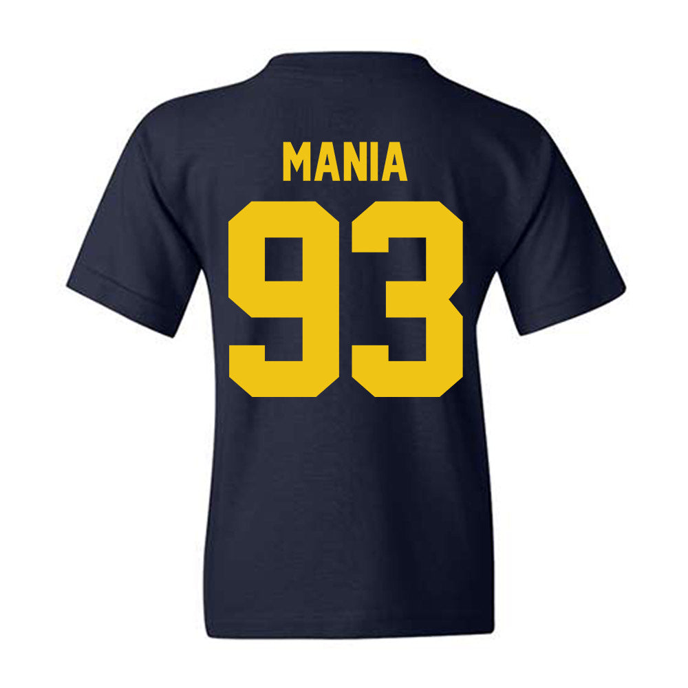 Michigan - NCAA Men's Ice Hockey : Matthew Mania - Vintage Shersey Youth T-Shirt-1