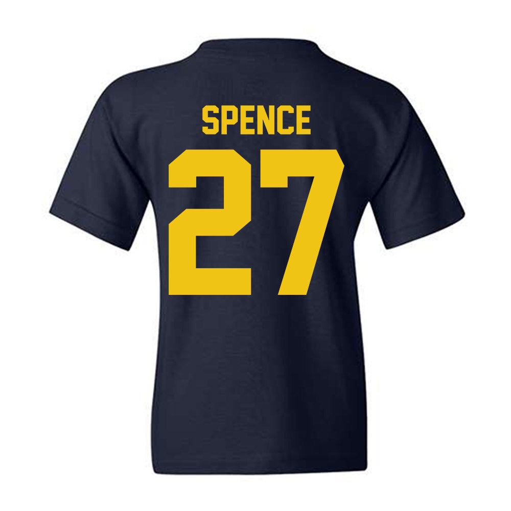Michigan - NCAA Men's Ice Hockey : Malcolm Spence - Vintage Shersey Youth T-Shirt-1