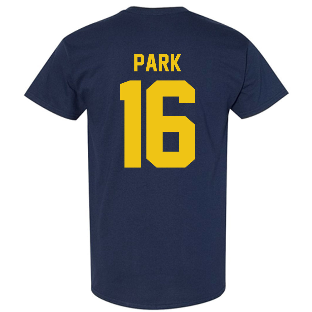 Michigan - NCAA Men's Ice Hockey : Aidan Park - Vintage Shersey T-Shirt-1