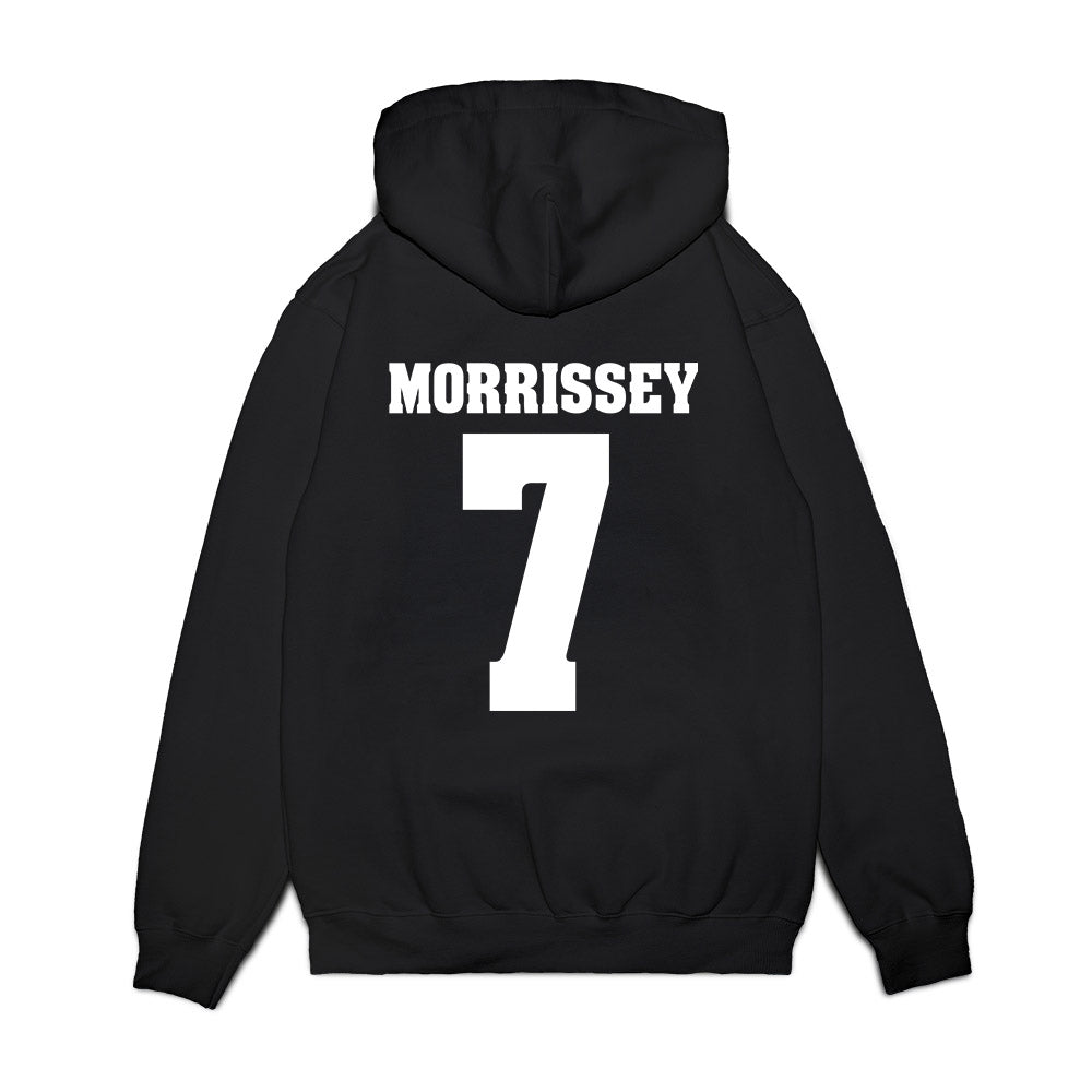 Wisconsin - NCAA Men's Ice Hockey : Gavin Morrissey - Vintage Hockey Premium Hooded Sweatshirt-1